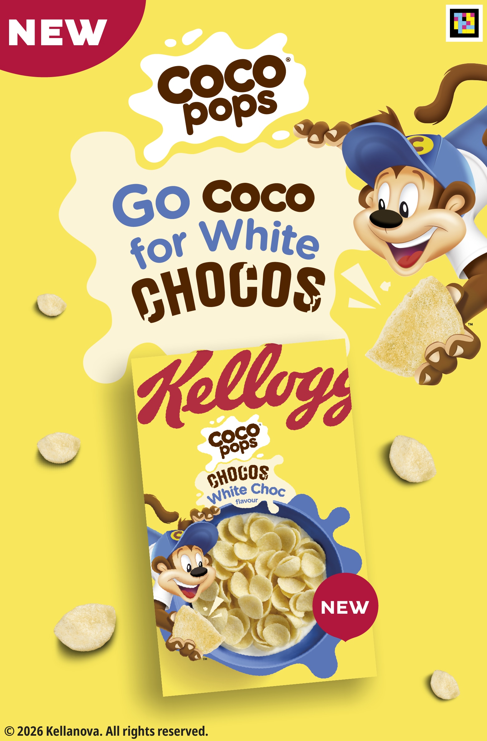 Chocos White Mobile Banner